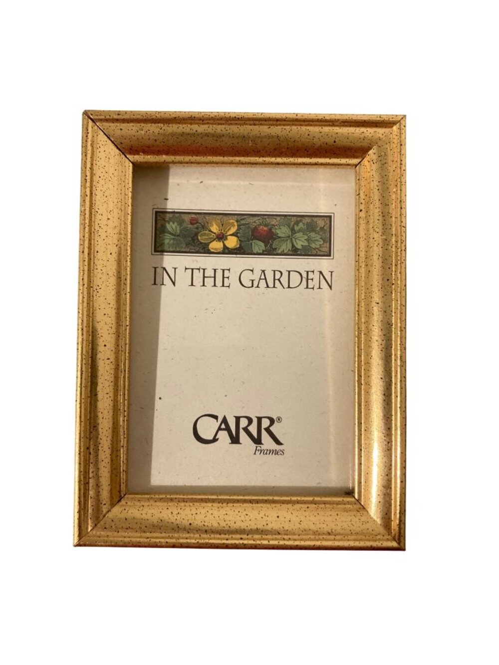 Speckled Gold Miniature Small Picture Photo Frame